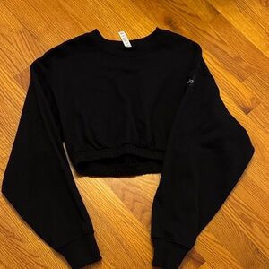 ALO Yoga Black Crop Top